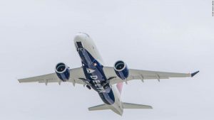 Delta Airlines First American Airlines unveils new Flying Beauty Airbus A220 Aircraft 